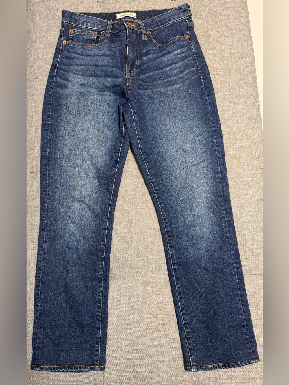 Madewell Straight-Leg Women's Jeans in Dark Blue Wash size 27